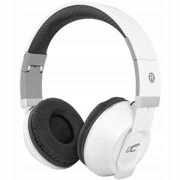 SŁUCHAWKI BLUETOOTH LTC MIZZO FM SD AUX BIAŁE
