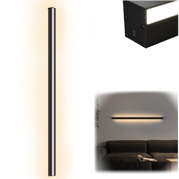 LAMPA KINKIET NOWOCZESNA LED DŁUGA ŚCIENNA LAMPA DO SALONU SYPIALNI 60CM