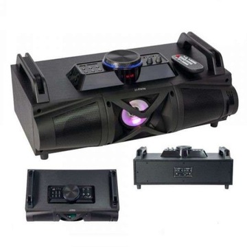 Mini wieża Bluetooth radio FM USB SD EFEKT LED