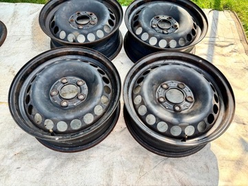 4× DISK OCELOVÝ MERCEDES-BENZ OE W169 6.0" X 15" 5X112 ET 44