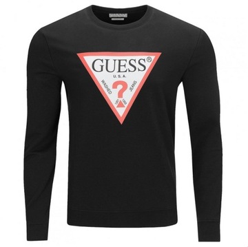 Guess pánske tričko longsleeve čierne originál M1RI31I3Z11 S