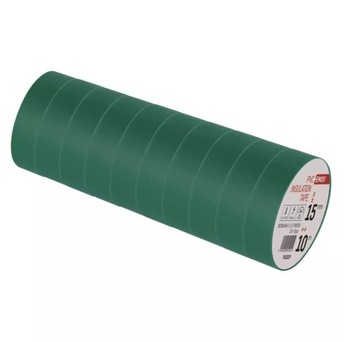 Изолента ПВХ 15мм/10м зеленая