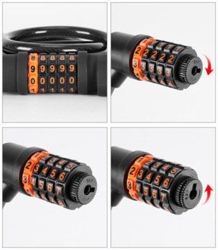 LOCK LOCK BIKE LOCK + ЗАДНИЙ ФОНАРЬ Держатель светодиодного фонаря