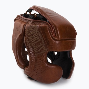 Боксерский шлем Everlast 1910 PRO коричневый S-M