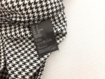 H&M modna prosta SUKIENKA wygodna PEPITKA _ 38