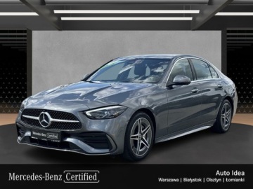 Mercedes Klasa C W206 Limuzyna 1.5 180 170KM 2024 Mercedes-Benz C 180 AMG Line/ Gwarancja/ Keyless g