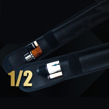 Pool Cue Bag Czarny Odporny na zużycie rękaw ochronny Bilard Prezent 110cmx9cm