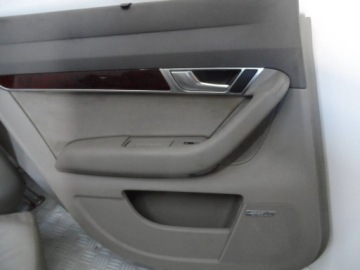 Sėdynės, galinė sofa, durų apmušalai Audi A6 C6 4F Avant, komplektas – nuotrauka 8