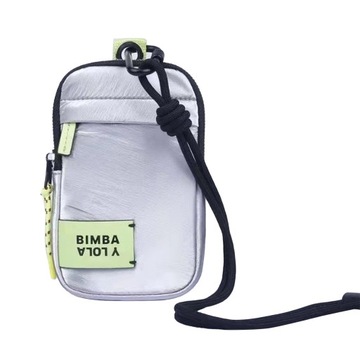 Women BIMBA Y LOLA Nylon Phone Case Purse Sling