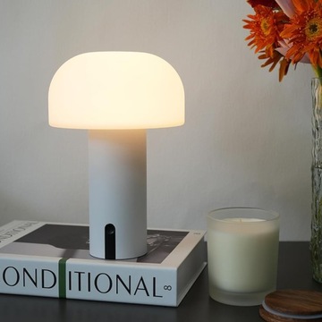 LAMPA STOŁOWA LED DOTYKOWA GRZYBEK BEZPRZEWODOWA WODOODPORNA