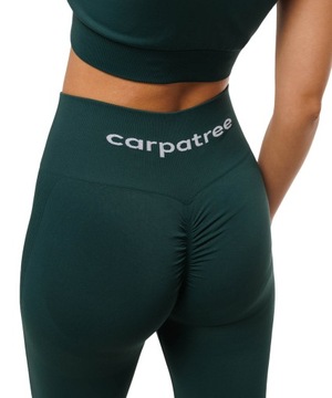 Legginsy damskie sportowe getry wysoki stan allure Carpatree S zielone