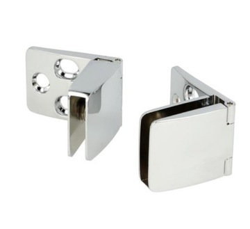 Zawias do gabloty szklanej chrom 4-6mm para