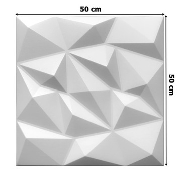 Пенопластовые белые потолочные коробки 3D Brilliant 8 шт.