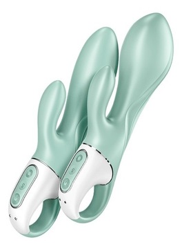 Satisfyer Air pump bunny 5+ Wibrator z pompką mint