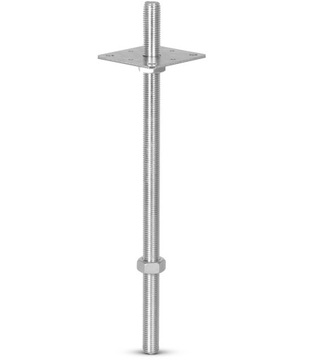 ОСНОВАНИЕ СТОЙКИ 110x110x500, РЕГУЛИРУЕМАЯ ВЫСОТА