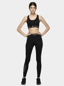 LEGGINSY damskie 4F SPODNIE fitness SPDF001 XS