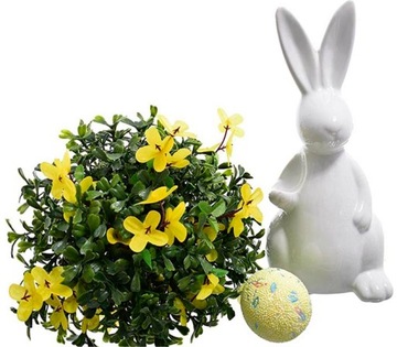 ИСКУССТВЕННЫЙ САМШИТ ВЕТКА ЧЕРНИКИ ПАСХАЛЬНАЯ 18 СМ