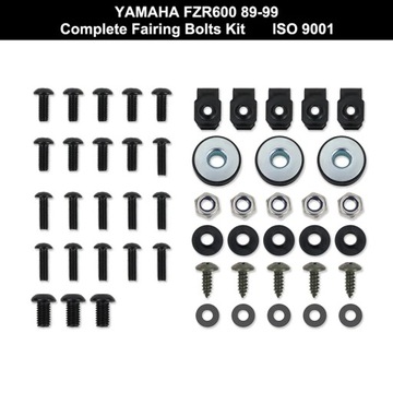 do Yamaha FZR600 1989-1999 kompletne pełne śruby do mocowania motocykla zes