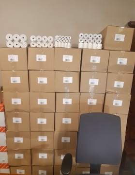 10 ТЕРМАЛЬНЫХ РУЛОН ДЛЯ КАССЫ 57 x 25 чек