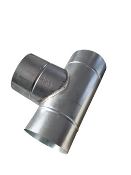 TRÓJNIK łącznik rur OCYNKOWANY fi 130 mm do SPIRO