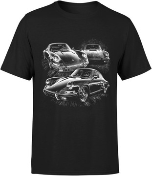 PORSCHE 911 KOSZULKA RETRO MĘSKA VINTAGE OLDSCHOOL T-SHIRT MĘSKI TSHIRT