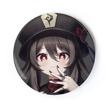 Przypinka anime Genshin Impact Hu Tao 58 mm