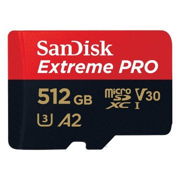 Карта памяти SANDISK Extreme PRO microSDXC 512 ГБ