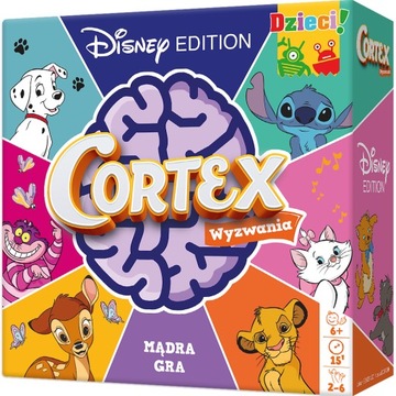 ОБРАЗОВАТЕЛЬНАЯ СЕМЕЙНАЯ НАСТОЛЬНАЯ ИГРА ДЛЯ ДЕТЕЙ CORTEX DISNEY GAME 8+ 2-6 ЧЕЛОВЕК