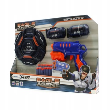 PISTOLET XCESS WYRZUTNIA + 20 STRZAŁEK