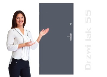 DRZWI ZEWNĘTRZNE ANTRACYT CIEPŁE OD RĘKI LAK 100 L