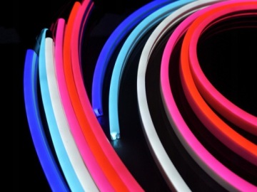 НАБОР НЕОНОВЫХ СВЕТОДИОДОВ 3 м IP65 БЛОК ПИТАНИЯ Светлый