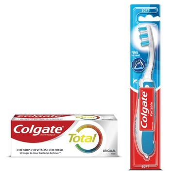 COLGATE PASTA I SZCZOTECZKA, ZESTAW PODRÓŻNY