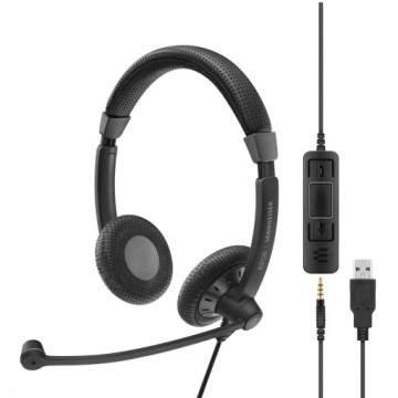 ЭПОС | SENNHEISER IMPACT SC 75 USB MS-гарнитура Проводное оголовье