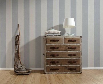 ОБОИ, СЕРЫЕ ПОЛОСКИ, ДАЖЕ 13СМ, БЕЗПОЛЕВЫЕ