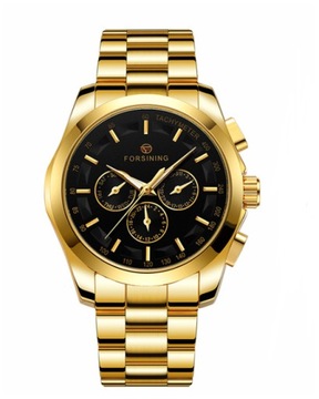 ZEGAREK MĘSKI ELEGANCKI CHRONOGRAF PREZENT