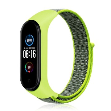 iStrap pasek Xiaomi Mi Band 3 / 4 / 5 / 6 Lime