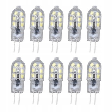 10 упаковок G4 2835 Светодиодная лампа с прозрачной лампой