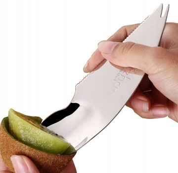 łyżka obieraczka do kiwi owoców 2w1