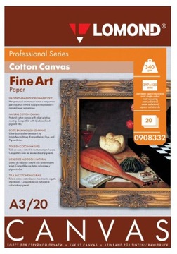 CANVAS А3 БУМАГА ДЛЯ УЧЕБНИКА 340г КОВР.