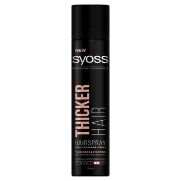 Syoss Thicker Hair Lakier do włosów pogrubiający e