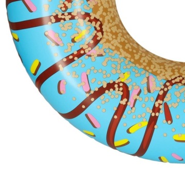 Надувной круг для плавания-пончика синий 107см 100кг BESTWAY 36118