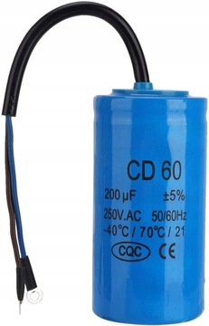 KONDENSATOR CD60 250V 400UF ROZRUCHOWY CEWKA DO SILNIKA ELEKTRYCZNEGO