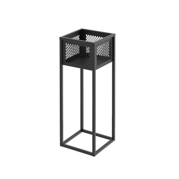 Stojak metalowy kwietnik GARDINO 700 LOFT czarny