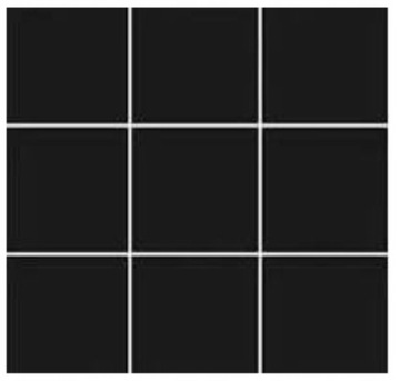 Mozaika Czarna 10x10 matowa