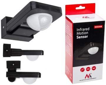 Sensor czujnik ruchu 360 stopni zewnętrzny do LED IP65 Maclean MCE243 B