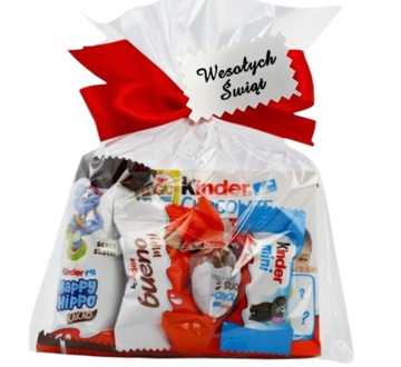 Zestaw Słodycze Kinder paczka upominek MIKOŁAJ Święta DZIECI SŁODYCZY