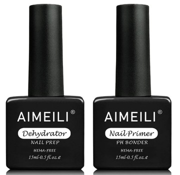 dehydrator+primer do paznokci zestaw AIMEILI 2x15ml