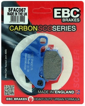 EBC KLOCKI HAMULCOWE CARBONOWE SFAC067