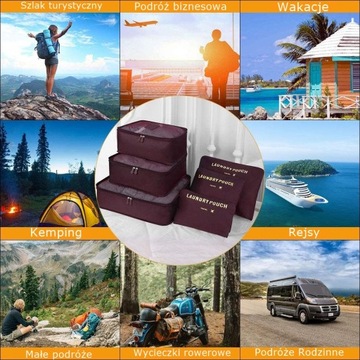 БАГАЖНЫЙ ЧЕМОДАН-ОРГАНИЗАТОР МУЖСКАЯ СУМКА 6 ШТ.