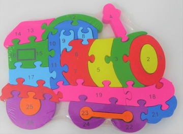 PUZZLE drewniane układanka EDUKACYJNE